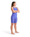 COSTUMONE ARENA POWERSKIN IMPULSO DONNA LILLA WOMAN GARA PISCINA OPENBACK