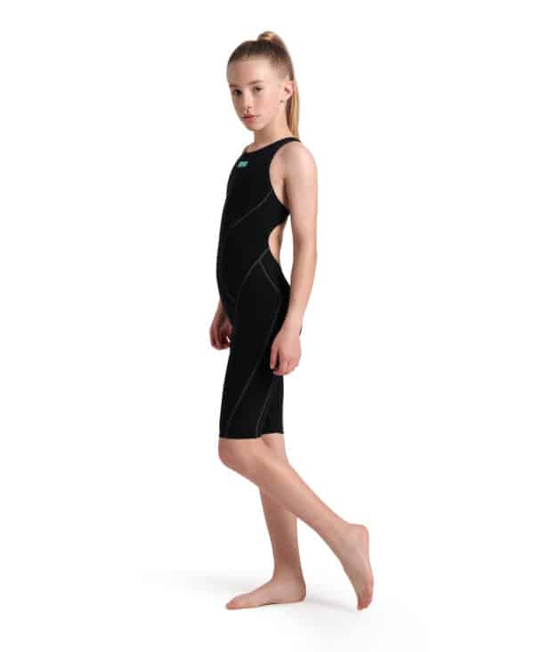 COSTUMONE ARENA POWERSKIN IMPULSO JUNIOR NERO BIMBA GARA OPENBACK RACING PISCINA