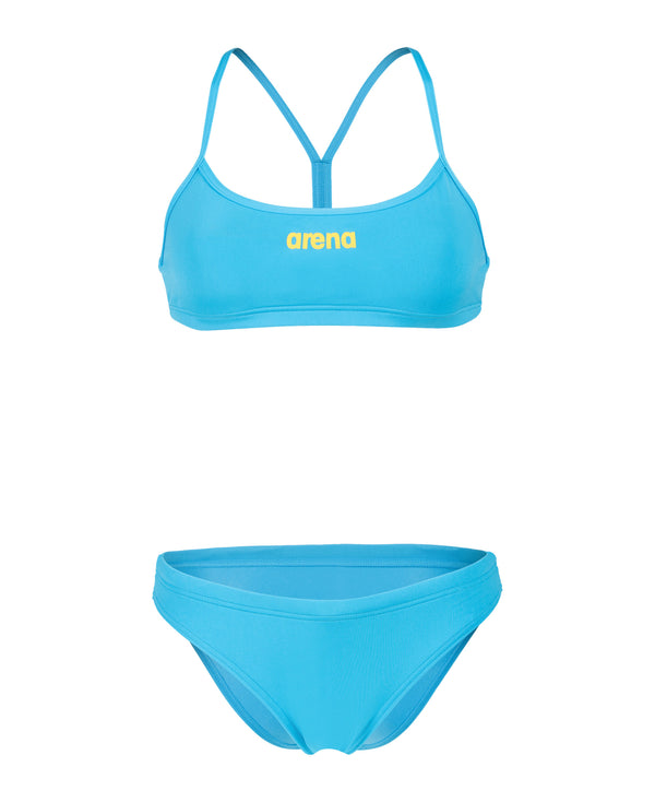 COSTUME BIKINI ARENA 2 PEZZI A FASCIA DONNA PISCINA NUOTO AZZURRO