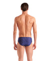 COSTUME ARENA UOMO SLIP NUOTO PISCINA BRIEF SWIM SNAKE SKIN BLU