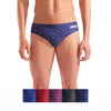 COSTUME ARENA UOMO SLIP NUOTO PISCINA BRIEF SWIM SNAKE SKIN BLU