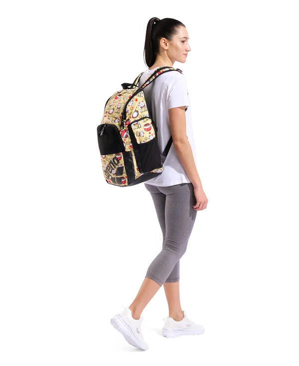ZAINO ARENA BORSA PISCINA NUOTO SPIIKY BACKPACK 35 LITRI GATTO NEKO