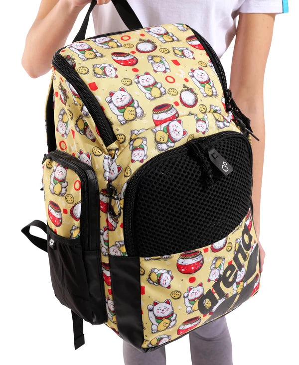 ZAINO ARENA BORSA PISCINA NUOTO SPIIKY BACKPACK 35 LITRI GATTO NEKO