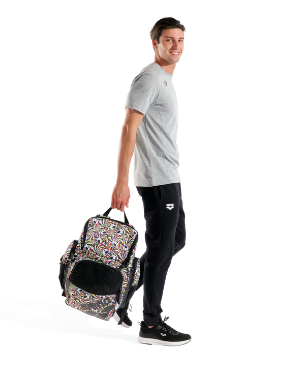 ZAINO ARENA BORSA PISCINA NUOTO BACKPACK ONE GO 35 LITRI FUN SKULLS