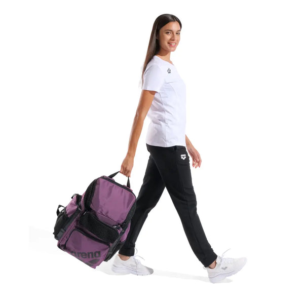 ZAINO ARENA BORSA PISCINA NUOTO BACKPACK ONE GO 45 LITRI VIOLA PLUM