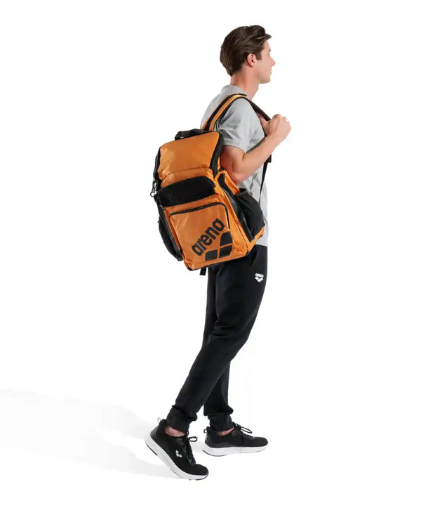 ZAINO ARENA BORSA PISCINA NUOTO BACKPACK ONE GO 45 LITRI ARANCIONE