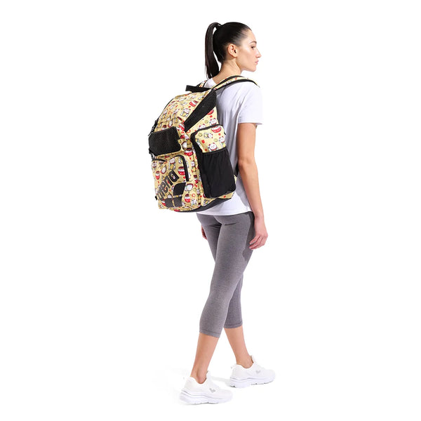 ZAINO ARENA BORSA PISCINA NUOTO SPIIKY BACKPACK 45 LITRI GATTO NEKO