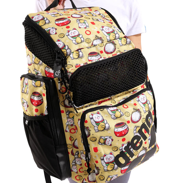ZAINO ARENA BORSA PISCINA NUOTO SPIIKY BACKPACK 45 LITRI GATTO NEKO