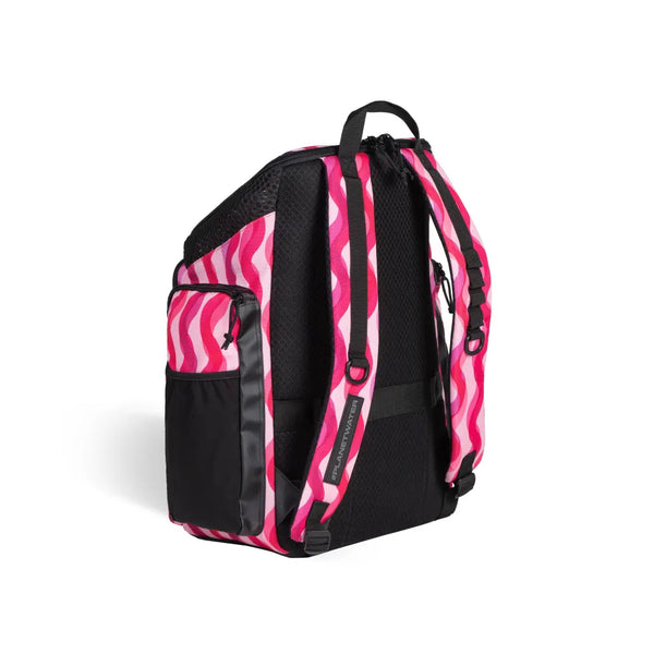 ZAINO ARENA BORSA PISCINA NUOTO BACKPACK ONE GO 45 LITRI RIPPLE ROSA