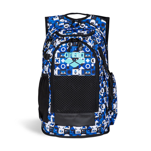 ZAINO ARENA BORSA PISCINA NUOTO BACKPACK ALLSET 45 LITRI BLU BIANCO