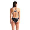 COSTUME ARENA DONNA ONE LACQUER COSTUME INTERO PISCINA TECH NERO BIANCO