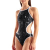 COSTUME ARENA DONNA ONE LACQUER COSTUME INTERO PISCINA TECH NERO BIANCO