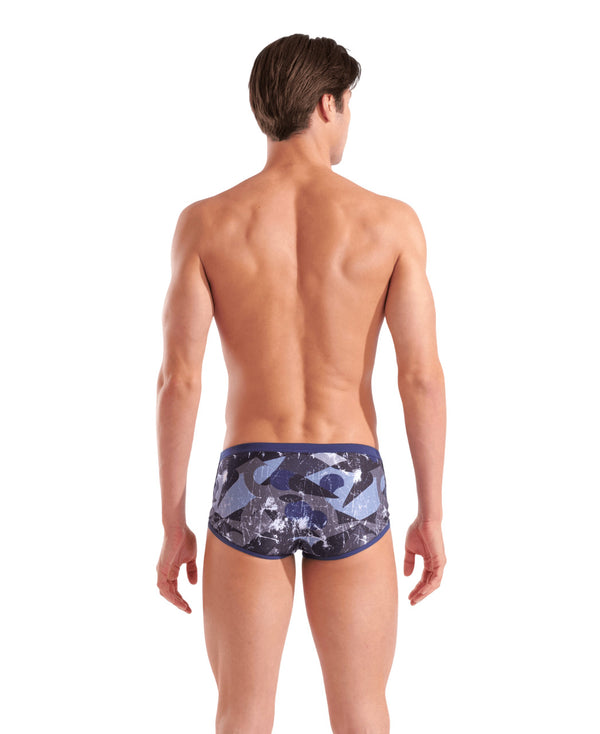 COSTUME ARENA UOMO ALTO TRUNK CONTOUR NUOTO PISCINA SWIM NERO BLU