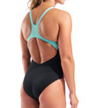 COSTUME ARENA DONNA PISCINA INTERO SWIMSUIT NUOTO MARE NERO FANTASIA