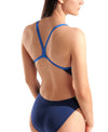 COSTUME ARENA DONNA ITALIA FIN INTERO PISCINA CHALLENGE BACK  SPALLINA STRETTA BLU