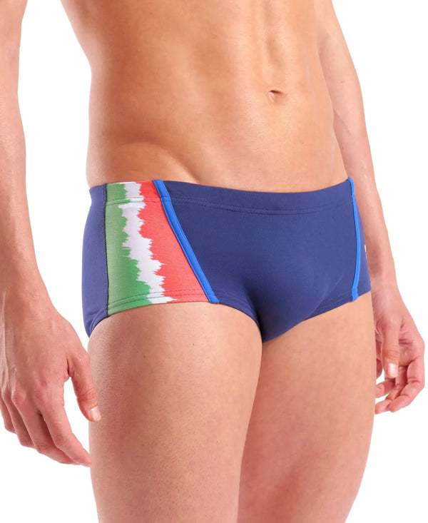 COSTUME NAZIONALE ITALIA ARENA SWIM LOW WAIST UOMO FIN NUOTO PISCINA BLU ITALY TRUNK