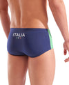 COSTUME NAZIONALE ITALIA ARENA SWIM LOW WAIST UOMO FIN NUOTO PISCINA BLU ITALY TRUNK