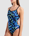 COSTUME ARENA DONNA INTERO PISCINA NUOTO WAVE SPALLINA STRETTA