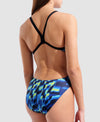 COSTUME ARENA DONNA INTERO PISCINA NUOTO WAVE SPALLINA STRETTA