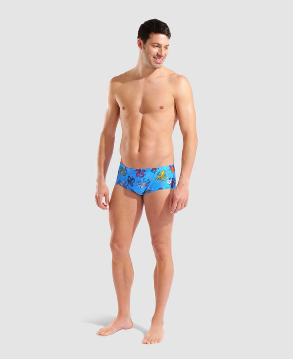 COSTUME ARENA UOMO ALTO TRUNK NUOTO PISCINA SWIM LOW WAIST OCTOPUS