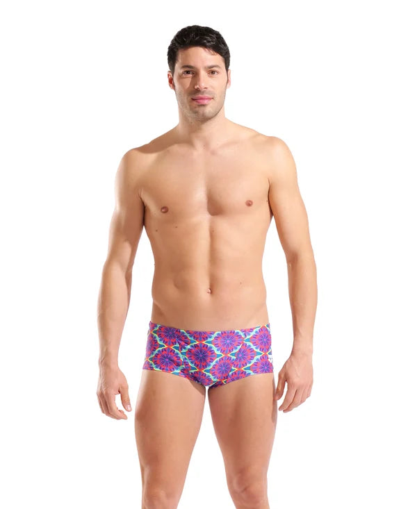 COSTUME ARENA UOMO ALTO TRUNK NUOTO PISCINA SWIM LOW WAIST FLORAL