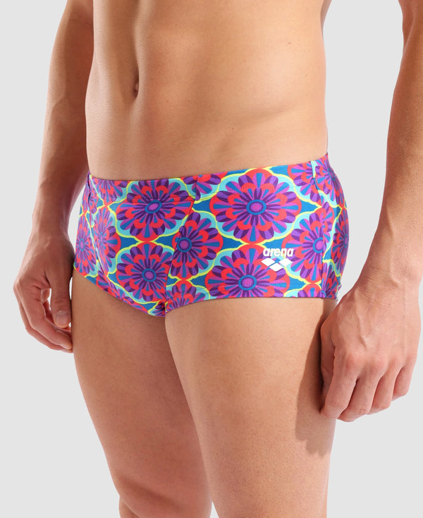 COSTUME ARENA UOMO ALTO TRUNK NUOTO PISCINA SWIM LOW WAIST FLORAL