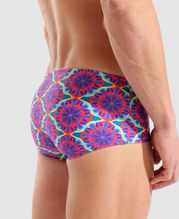 COSTUME ARENA UOMO ALTO TRUNK NUOTO PISCINA SWIM LOW WAIST FLORAL