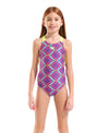 COSTUME BIMBA PISCINA ARENA NUOTO INTERO FANTASIA BAMBINA FLORAL