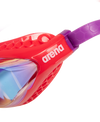 OCCHIALINI PISCINA ARENA AIR SPEED GARA NUOTO SWIM SPECCHIATI ROSSO LAMPONE