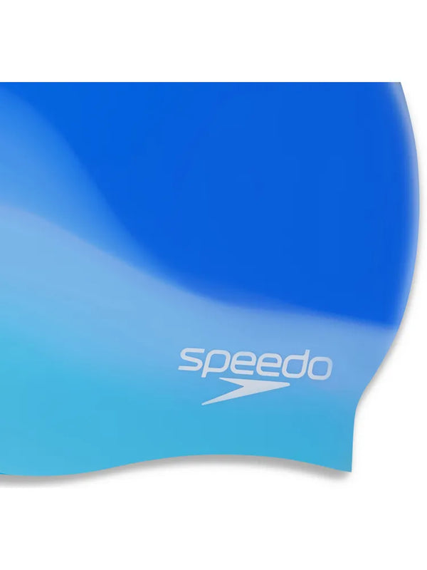 CUFFIA NUOTO SPEEDO PISCINA IN SILICONE DIGITAL PRINTED CAP BLU AZZURRA