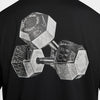 T SHIRT NIKE DUNBELL ATHLETE DRY-FIT MAGLIA PALESTRA GYM SPORTSWEAR UOMO NERA