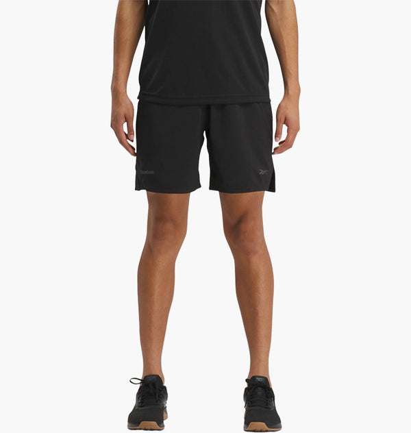 SHORT PANTA CORTO UOMO REEBOK WORKOUT PALESTRA GYM READY NERO