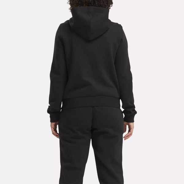 FELPA DONNA CAPPUCCIO REEBOK TRAINING HOODIE TUTA NERA o GRIGIA