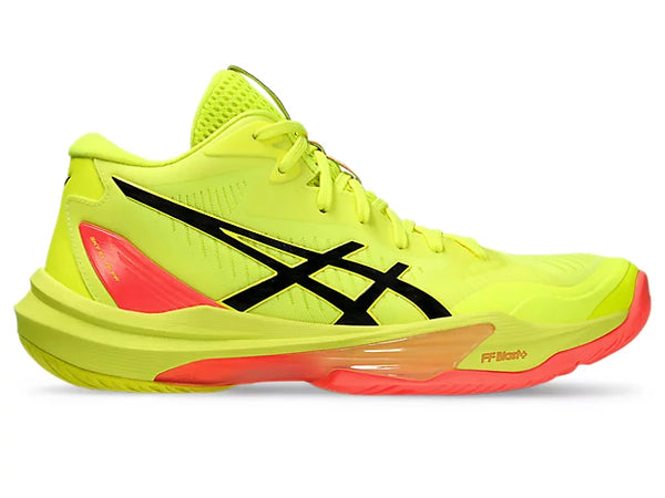 SCARPE VOLLEY PALLAVOLO ASICS UOMO SKY FF MT 3 PARIS FLUO