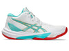 SCARPE VOLLEY PALLAVOLO ASICS DONNA SKY FF MT 3 WHITE SEA GLASS