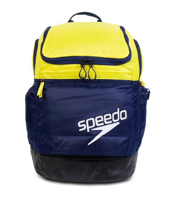 ZAINO BORSA SPEEDO PISCINA NUOTO TEAMSTER 2.0 RUCKSACK 35L BLU GIALLO