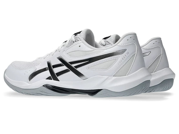 SCARPE VOLLEY ASICS PALLAVOLO GEL ROCKET 12 BASSA BIANCA NERA
