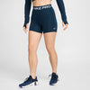 SHORTS NIKE PRO WOMAN PANTALONCINO CORTO PALESTRA DONNA BLU