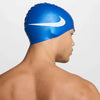CUFFIA PISCINA NUOTO NIKE SWIM CAP SILICONE BIG SWOOSH BLUE