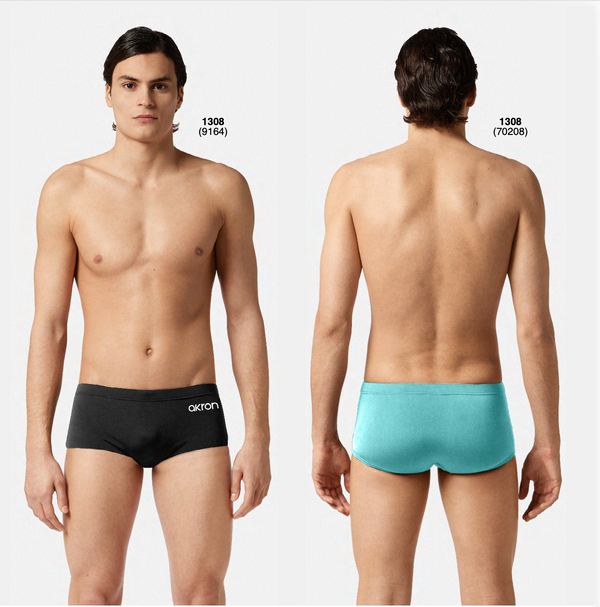 COSTUME AKRON ITALIA PISCINA UOMO TRUNK MAN MAV BICOLOR BLACK MILOS