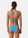 COSTUME 2 PEZZI DONNA AKRON NUOTO PISCINA BIKINI TRIANGOLO AZZURRO
