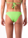 COSTUME 2 PEZZI DONNA AKRON NUOTO PISCINA BIKINI TRIANGOLO VERDE FLUO