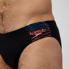 COSTUME SPEEDO UOMO SLIP MEDLEY LOGO SWIM BRIEFS NUOTO PISCINA 7CM BLACK ORANGE BLU