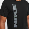 T SHIRT NIKE MAGLIA PALESTRA GYM SPORTSWEAR DRY-FIT UOMO NERA