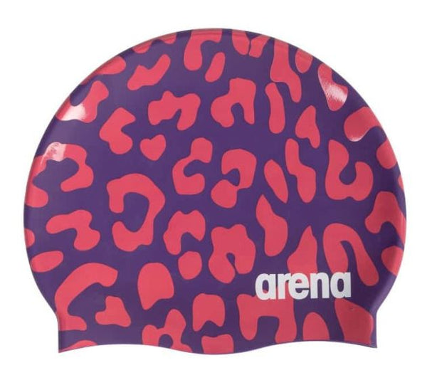 CUFFIA ARENA SILICONE SWIM CAP CUFFIE PISCINA NUOTO ROSA VIOLA