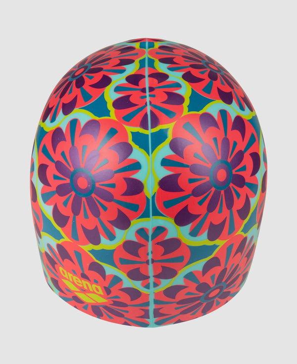 CUFFIA PISCINA ARENA NUOTO SILICONE SWIM CAP CUFFIE FLOWERS