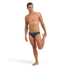 COSTUME ARENA UOMO SLIP NUOTO PISCINA GRIGIO E VERDE SOLID BRIEF