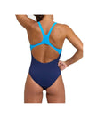 COSTUME NUOTO ARENA DONNA INTERO PISCINA NUOTO BLU SWIM PRO BACK GRAPHIC