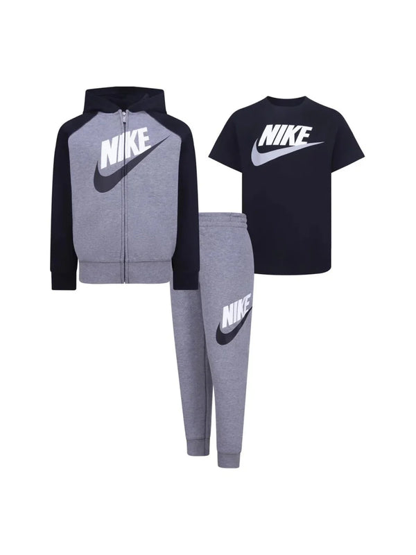 MAGLIA PANTA NIKE T-SHIRT FELPA E PANTALONE COMPLETO BIMBO BIMBA BAMBINO JUNIOR