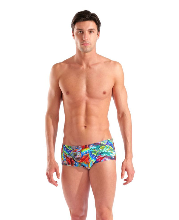 COSTUME ARENA UOMO ALTO NUOTO PISCINA SWIM LOW WAIST SHORT TRUNK IGUANA